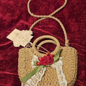 RARE LACEMADE LITTLE RED ROSE BAG. NWT COMING SOON..
